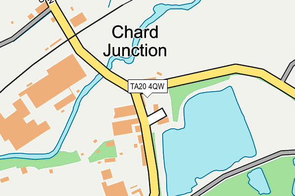 TA20 4QW map - OS OpenMap – Local (Ordnance Survey)