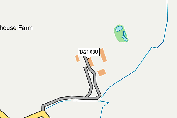 TA21 0BU map - OS OpenMap – Local (Ordnance Survey)