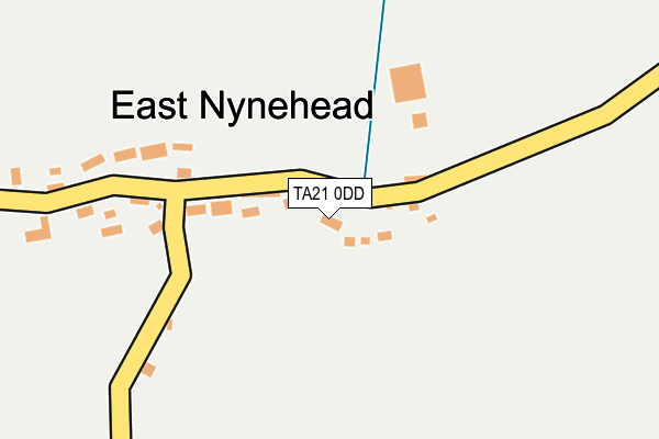 TA21 0DD map - OS OpenMap – Local (Ordnance Survey)