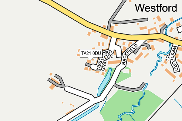 TA21 0DU map - OS OpenMap – Local (Ordnance Survey)