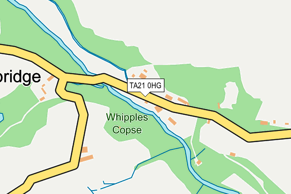TA21 0HG map - OS OpenMap – Local (Ordnance Survey)