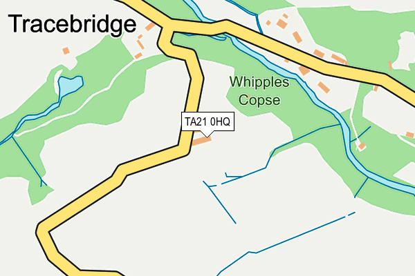 TA21 0HQ map - OS OpenMap – Local (Ordnance Survey)