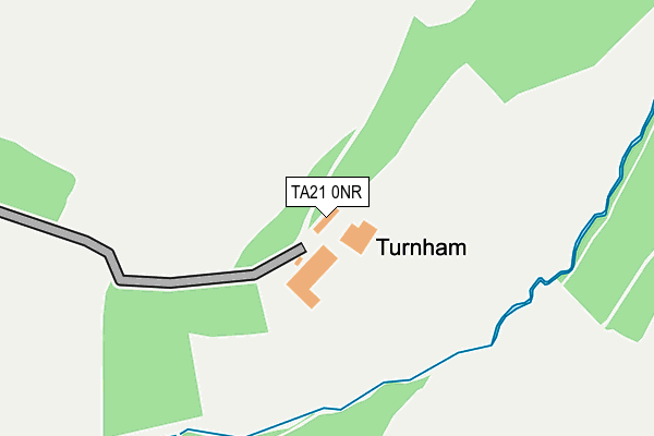 TA21 0NR map - OS OpenMap – Local (Ordnance Survey)