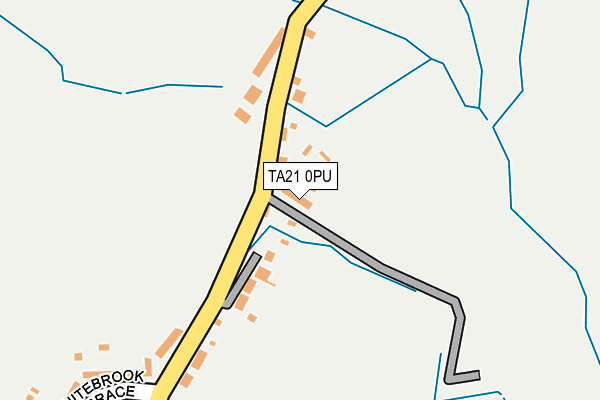 TA21 0PU map - OS OpenMap – Local (Ordnance Survey)