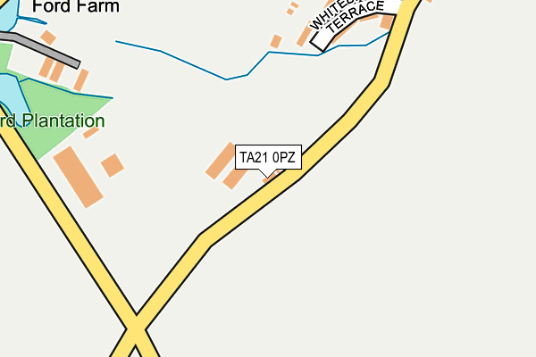 TA21 0PZ map - OS OpenMap – Local (Ordnance Survey)