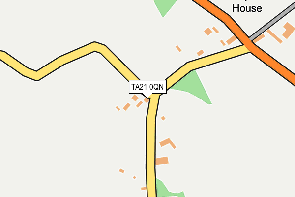 TA21 0QN map - OS OpenMap – Local (Ordnance Survey)