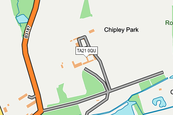 TA21 0QU map - OS OpenMap – Local (Ordnance Survey)