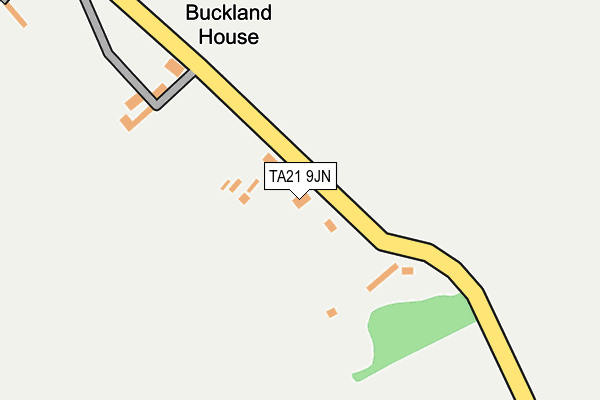 TA21 9JN map - OS OpenMap – Local (Ordnance Survey)