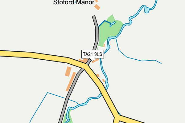 TA21 9LS map - OS OpenMap – Local (Ordnance Survey)