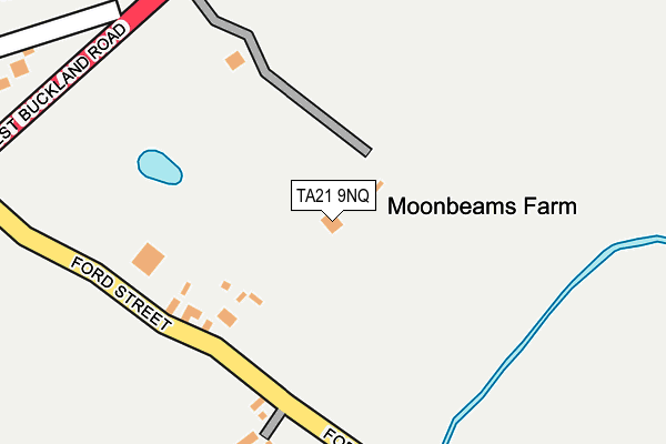 TA21 9NQ map - OS OpenMap – Local (Ordnance Survey)