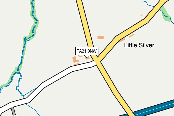 TA21 9NW map - OS OpenMap – Local (Ordnance Survey)