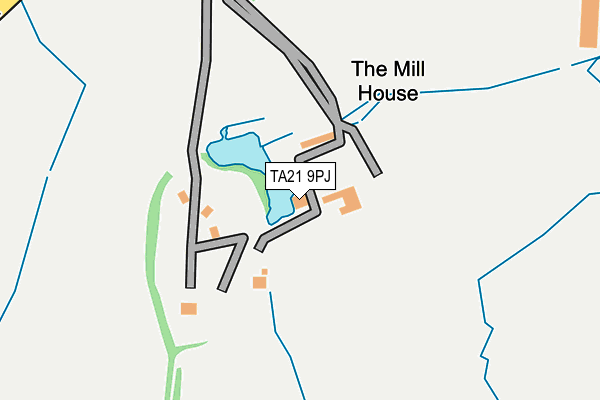 TA21 9PJ map - OS OpenMap – Local (Ordnance Survey)
