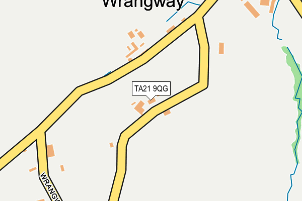 TA21 9QG map - OS OpenMap – Local (Ordnance Survey)
