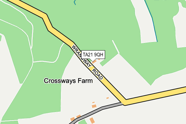 TA21 9QH map - OS OpenMap – Local (Ordnance Survey)