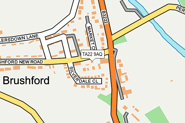 TA22 9AQ map - OS OpenMap – Local (Ordnance Survey)