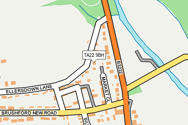 TA22 9BH map - OS OpenMap – Local (Ordnance Survey)