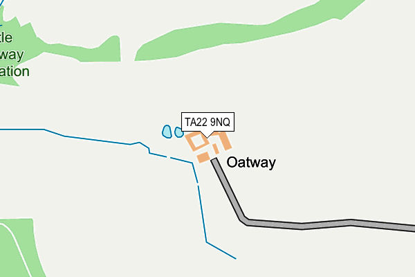 TA22 9NQ map - OS OpenMap – Local (Ordnance Survey)