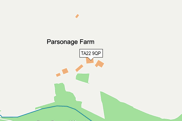 TA22 9QP map - OS OpenMap – Local (Ordnance Survey)