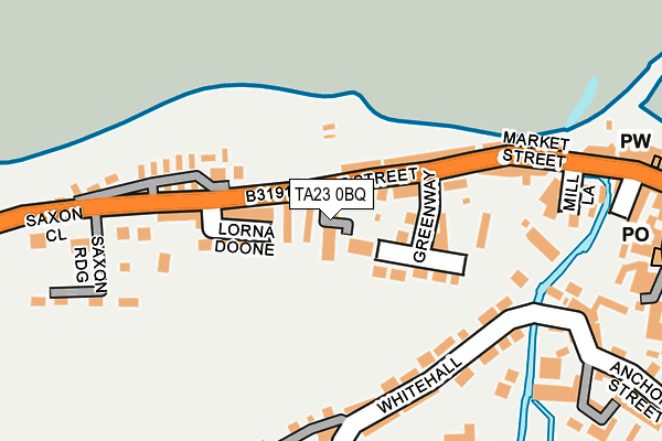 TA23 0BQ map - OS OpenMap – Local (Ordnance Survey)