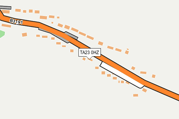 TA23 0HZ map - OS OpenMap – Local (Ordnance Survey)