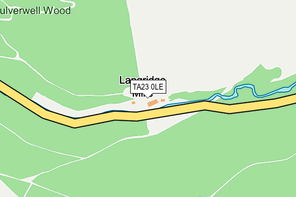 TA23 0LE map - OS OpenMap – Local (Ordnance Survey)