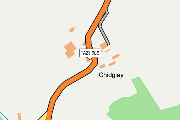 TA23 0LS map - OS OpenMap – Local (Ordnance Survey)