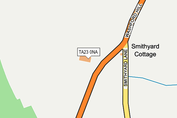 TA23 0NA map - OS OpenMap – Local (Ordnance Survey)