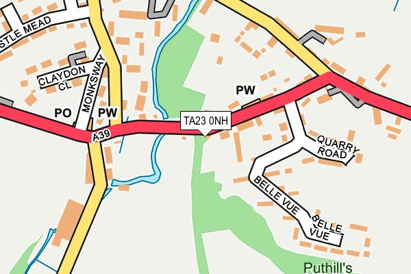 TA23 0NH map - OS OpenMap – Local (Ordnance Survey)