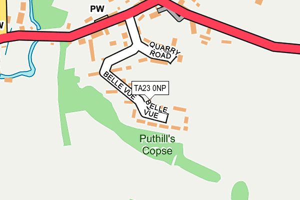 TA23 0NP map - OS OpenMap – Local (Ordnance Survey)