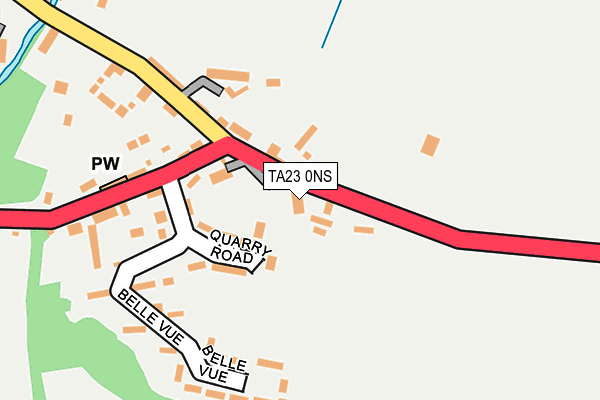 TA23 0NS map - OS OpenMap – Local (Ordnance Survey)