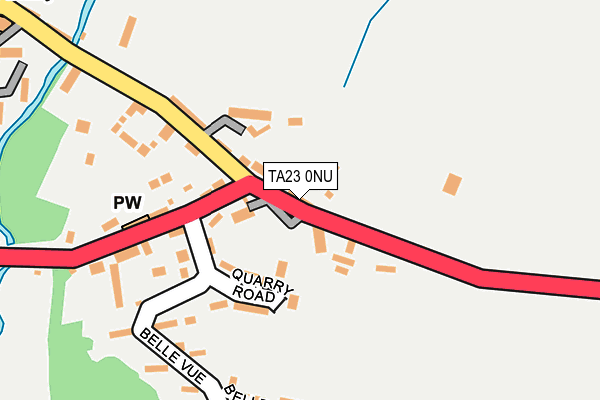 TA23 0NU map - OS OpenMap – Local (Ordnance Survey)