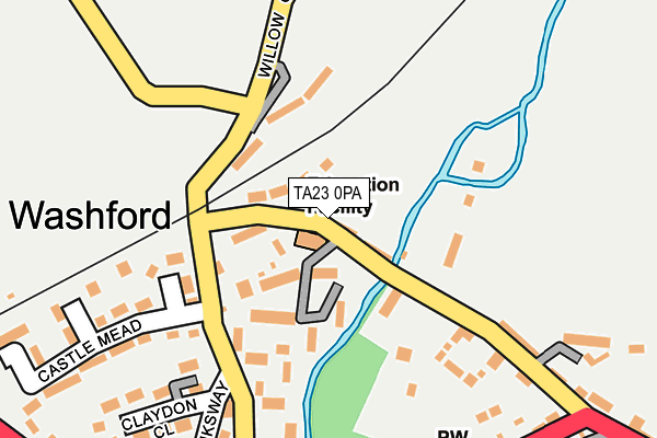 TA23 0PA map - OS OpenMap – Local (Ordnance Survey)