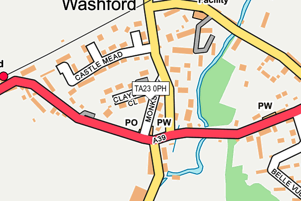 TA23 0PH map - OS OpenMap – Local (Ordnance Survey)