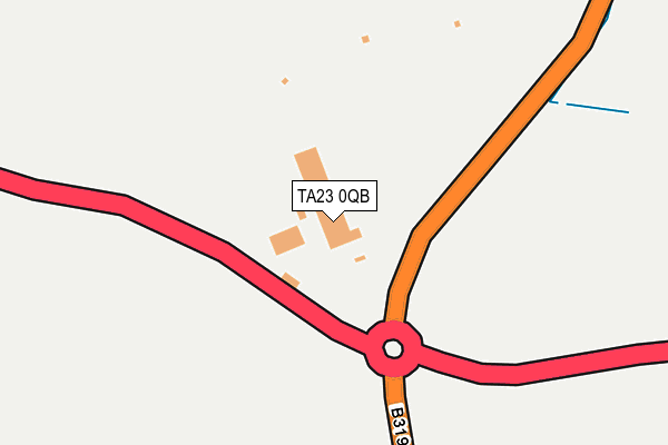 TA23 0QB map - OS OpenMap – Local (Ordnance Survey)