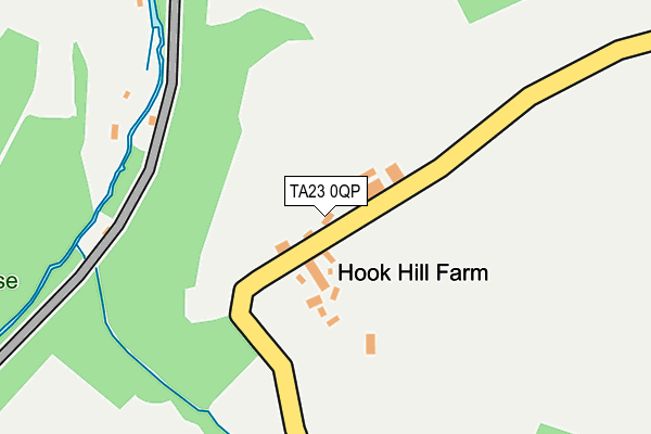 TA23 0QP map - OS OpenMap – Local (Ordnance Survey)