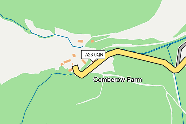 TA23 0QR map - OS OpenMap – Local (Ordnance Survey)