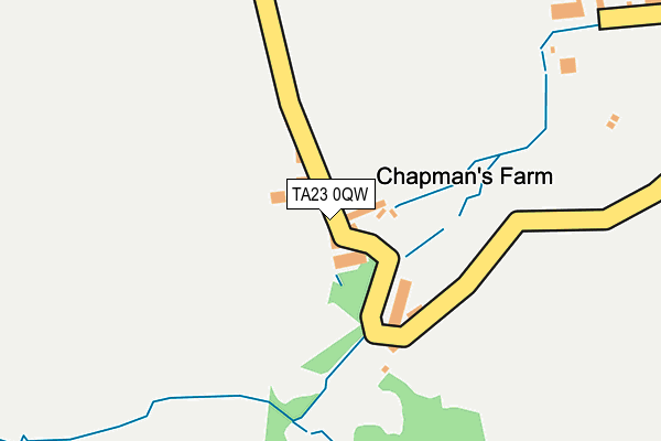 TA23 0QW map - OS OpenMap – Local (Ordnance Survey)