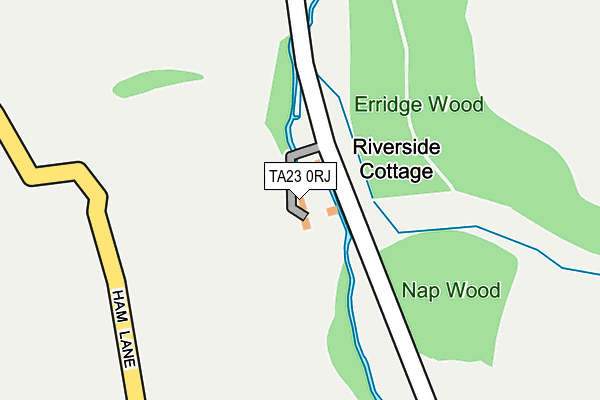 TA23 0RJ map - OS OpenMap – Local (Ordnance Survey)