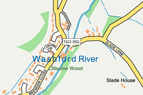 TA23 0RQ map - OS OpenMap – Local (Ordnance Survey)