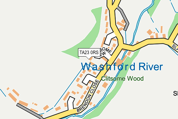 TA23 0RS map - OS OpenMap – Local (Ordnance Survey)