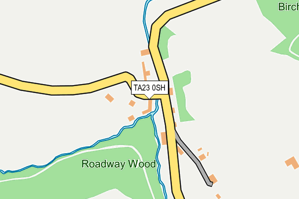 TA23 0SH map - OS OpenMap – Local (Ordnance Survey)