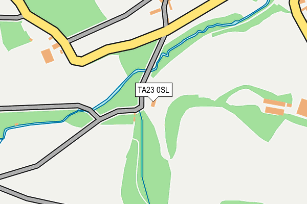 TA23 0SL map - OS OpenMap – Local (Ordnance Survey)