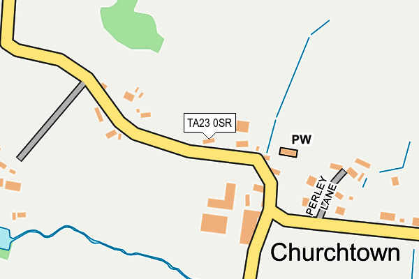 TA23 0SR map - OS OpenMap – Local (Ordnance Survey)