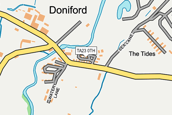 TA23 0TH map - OS OpenMap – Local (Ordnance Survey)