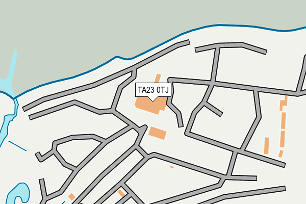 TA23 0TJ map - OS OpenMap – Local (Ordnance Survey)