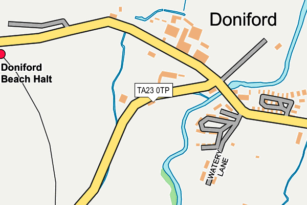 TA23 0TP map - OS OpenMap – Local (Ordnance Survey)