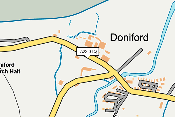 TA23 0TQ map - OS OpenMap – Local (Ordnance Survey)