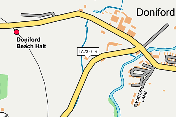 TA23 0TR map - OS OpenMap – Local (Ordnance Survey)