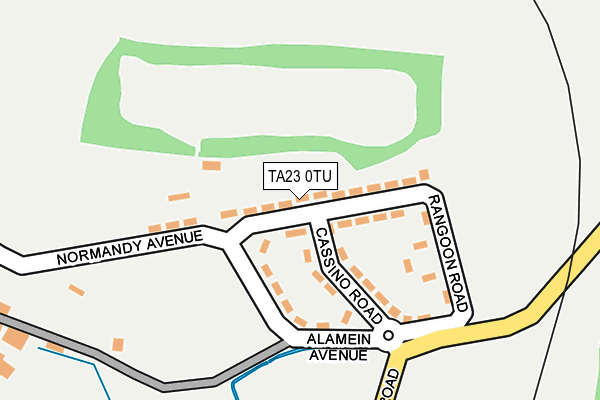 TA23 0TU map - OS OpenMap – Local (Ordnance Survey)