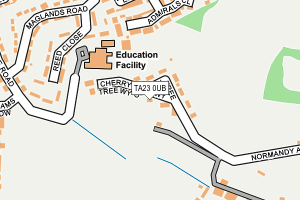 Map of MITCHELL DEVELOPMENTS LIMITED at local scale